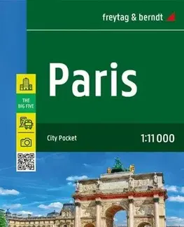 Európa Paríž 1:11 000 City Pocket FB, PL69CP