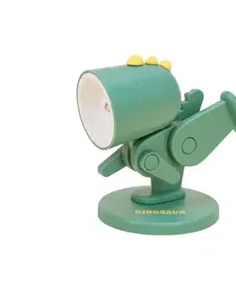 Lampy Bohemia-Design LED stolová lampa LED/0,06W/3xLR41 dinosaurus zelená DIN-G