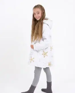 Dámske mikiny MKLozkoviny.sk Baránková mikina mikroplyš – Frozen biele veľkosť XS detská