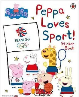 Nalepovačky, vystrihovačky, skladačky Peppa Pig: Peppa Loves Sport! Sticker Book