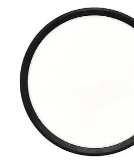 Svietidlá  LED stropné svietidlo LED/24W/230V 3000/4000/6500K pr. 30 cm čierna 008 0001309