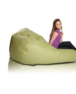 Sedacie vaky a kocky Sedací vak hruška xl TiaHome - olivová zelená