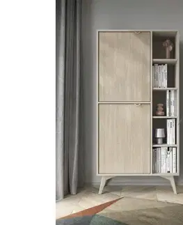 Regále ArtPS Regál TIMBER RG80 | béžová