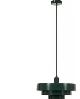 Svietidlá Lucide 21443/35/33 - Luster na lanku RUNA 1xE27/40W/230V zelený 21443/35/33