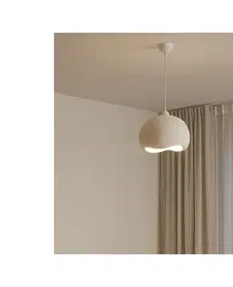 Svietidlá BRILAGI - Závesný luster na lanku WABI SABI 1xE27/40W/230V pr. 34 cm biely 118OPV2626