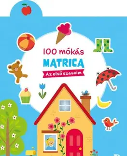 Nalepovačky, vystrihovačky, skladačky 100 mókás matrica - Az első szavaim