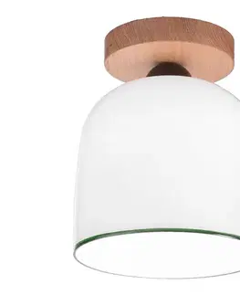 Svietidlá Kolarz A1352.11.G - Prisadený luster NONNA 1xE27/60W/230V dub/biela/zelená A1352.11.G