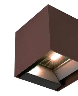 Svietidlá  LED Sol nástenné svietidlo so snímačom LED/9W/3,7V 3000/4000/5000K IP65 2600 mAh hnedá 23824-1