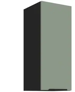 Kuchynské skrinky visiace Kuchynská skrinka Aria-Sa/Bl Anti Fingerprint 30g-72 1f