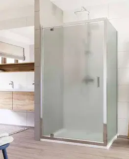 Sprchovacie kúty Mereo Sprchovací kút, Lima, obdĺžnik, pivotový, 100x80 cm, chróm ALU, sklo Point CK87952K