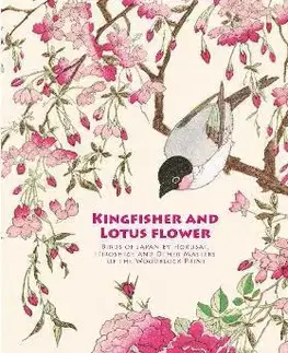 Maliarstvo, grafika Kingfisher with Lotus Flower - Anne Sefrioui