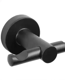 Vešiaky a háčiky na stenu Dvojitý háčik carbon čierny CKB-7402 99
