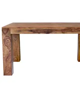 Jedálenské stoly Jedálenský stôl Tara 140x90 indický masív palisander
