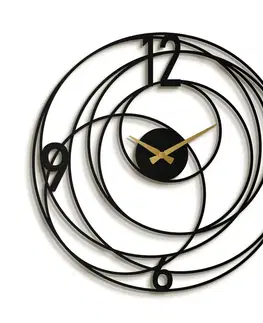 Hodiny Nástenné hodiny Big Bang APS027, Black, 49 x 49 cm