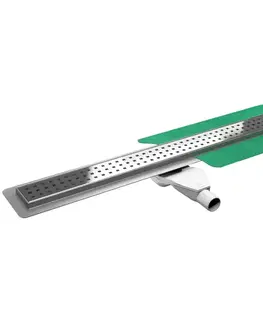 Sprchové kúty Lineárny sprchový žľab Block 1100 brúsený povrch