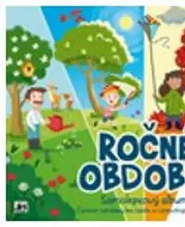 Nalepovačky, vystrihovačky, skladačky Samolepkový album - Ročné obdobia