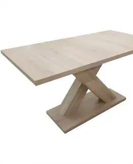 Jedálenské stoly Rozkladací stôl Hodor 146/186x80cm Dub Sonoma
