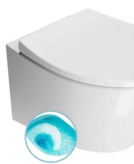 Záchody GSI - MODO závesná WC misa, Swirlflush, 37x52cm, biela ExtraGlaze 981611