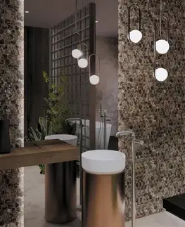 Kúpeľňové batérie DEANTE - Silia Hexa nerez,Umývadlová batéria, voľne stojaca BHS_F2KK
