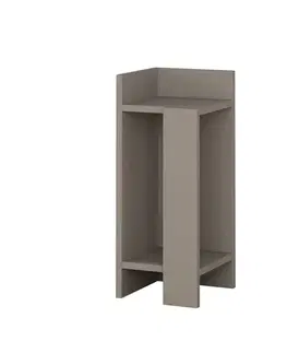 Nočné stolíky Nočný stolík Elos left - Light Mocha