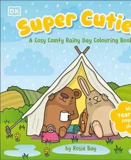 Nalepovačky, vystrihovačky, skladačky Super Cuties A Cosy Comfy Rainy Day Colouring Book - Rosie Bay