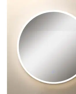 Svietidlá Zuma Line D2526-LED Kúp. zrkadlo s pods. 24W/230V 3000/4000/6000K IP44 biela/zl. D2526