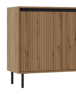 Komody a skrinky SELESTA 812 dvojdverová komoda, dub Evoke