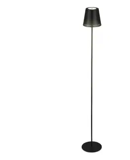 Lampy Briloner 1438015 - LED stmievateľná stojaca lampa KIKI 4,3W/5V IP44 2600 mAh čierna 1438015