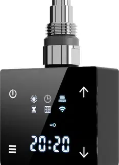 Radiátory do kúpeľne MEXEN - FA-05W vykurovacia tyč 450 W, čierna W958-0450-70