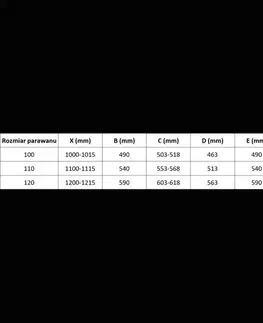 Sprchové dvere MEXEN/S - Mist L vaňová zástena 2-krídlová pravá 120 x 150, čierna okraj, čierna 8A9L-120-011-70-70-P