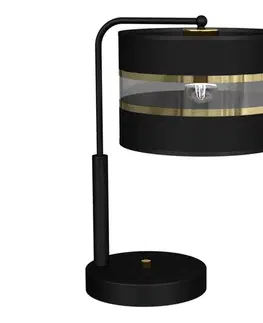 Lampy  Stolná lampa ULTIMO 1xE27/60W/230V čierna MLP7343