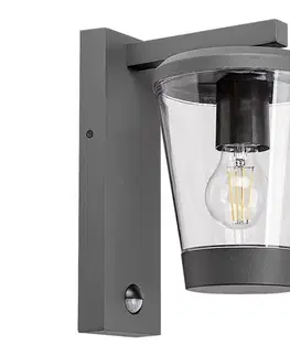 Svietidlá Rabalux 7267 - Vonkajšia nástenná lampa so senzorom SAVANO 1xE27/40W/230V IP44 7267