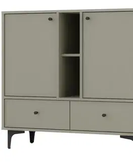 Komody do spálne Komoda Tokyo 1  2F 2S eukalyptus 825