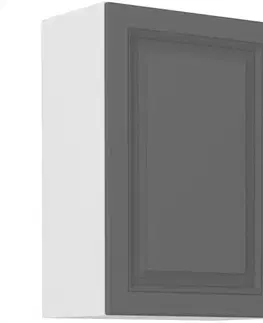Kuchynské skrinky visiace Kuchynská skrinka Stilo dustgrey/biely 50g/72 1f