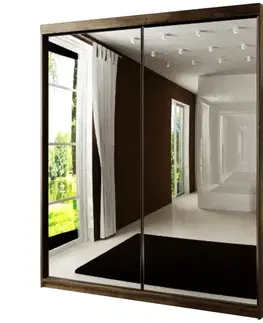 Šatníkové skrine Skriňa Top 21 150 Tmavý jaseň