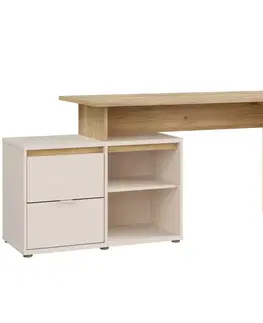 Moderné kancelárske stoly Písací stôl Mimatte Piesok L/R Avnb131-M846