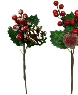 Vianočné dekorácie – do vnútra Halúzka 23 cm (rôzne vzory) 443111