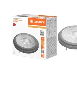 LED osvetlenie LED stmievateľná žiarovka AR111 G53/13,5W/12V 2700K 24° CRI 97 - Ledvance 4099854070655
