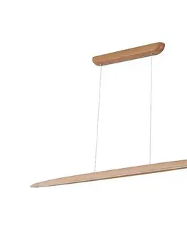 Svietidlá  LED Luster na lanku LED/22W/230V 4000K 130 cm buk/masív WRL0321