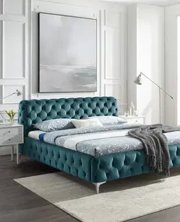 Postele Chesterfield posteľ ZETHOS Dekorhome