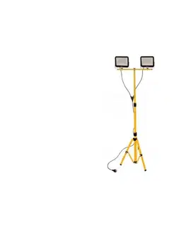 LED osvetlenie  LED Reflektor so stojanom NOCTIS 2xLED/50W/230V 4000K IP65 029051NW_TRIPOD_PW