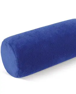 Vankúše Bellatex Vankúš pod krk Valec mikro modrá, 15 x 35 cm