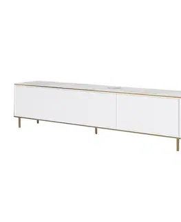 TV stolíky TV stolík Imaj - Marble, White