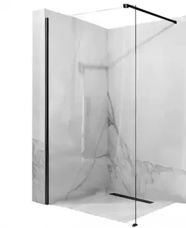 Sprchy WALK-IN Sprchová stena Walk-in Aero Rea K6597 110x195 black
