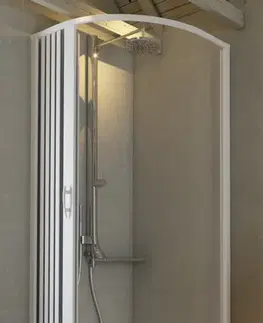 Sprchové dvere FORTE - Sprchová zástena FLEX - LUNA NEW - Rozmer A - 90, Rozmer B - 90, Rozmer C - 185, Typ otvárania - Zatváranie na stranu OLBBXF140001