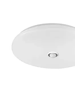 Svietidlá  WO776 - LED Stropné svietidlo s PIR senzorom PLAIN LED/18W/230V WO776