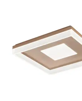 Svietidlá Redo 01-2000 - LED stmievateľné stropné svietidlo MAYA LED/55W/230V 51x51 cm zlaté 01-2000