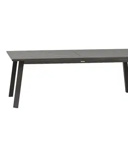 Stolčeky Hliníkový stôl NOVARA 220/314 cm (antracit)