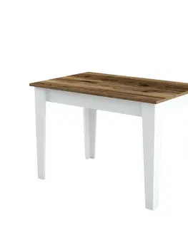 Konferenčné stolíky Jedálenský stôl Kiev White and Walnut