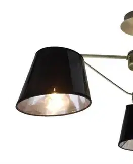 Stropná svetla Čierna/patinová stropná lampa Cortez